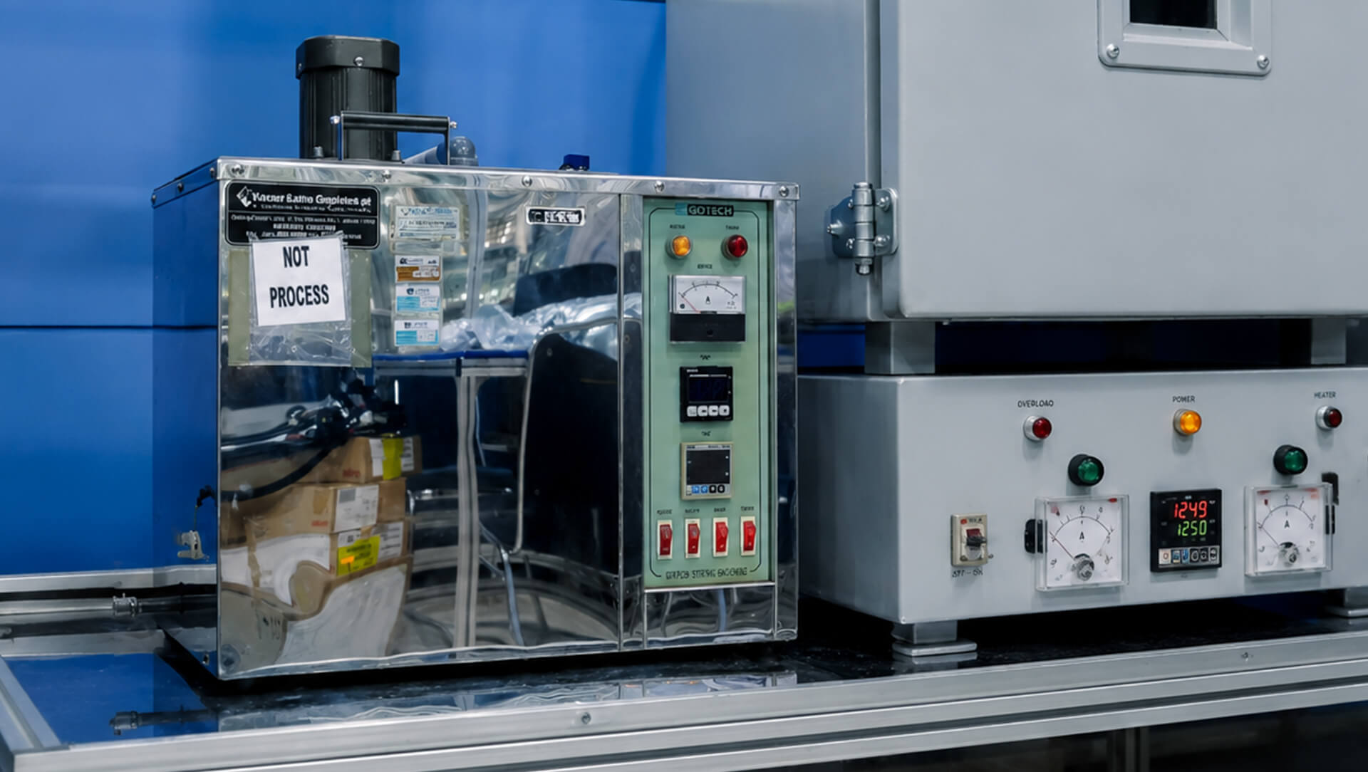 quality assurance control machine test at laboratory of PT Citra Mandiri Wirasakti Indonesia CMW Indonesia
