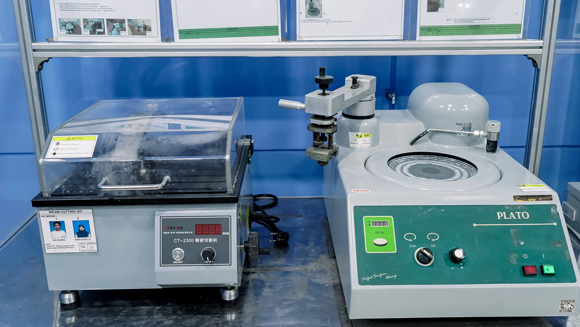 quality assurance control machine test at laboratory of PT Citra Mandiri Wirasakti Indonesia CMW Indonesia